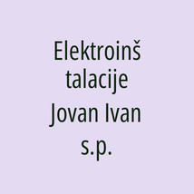 Elektroinštalacije Jovan Ivan s.p. - Logotip