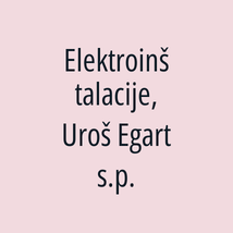 Elektroinštalacije, Uroš Egart s.p. - Logotip