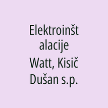 Elektroinštalacije Watt, Kisič Dušan s.p. - Logotip