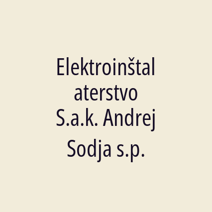 Elektroinštalaterstvo S.a.k. Andrej Sodja s.p. - Logotip