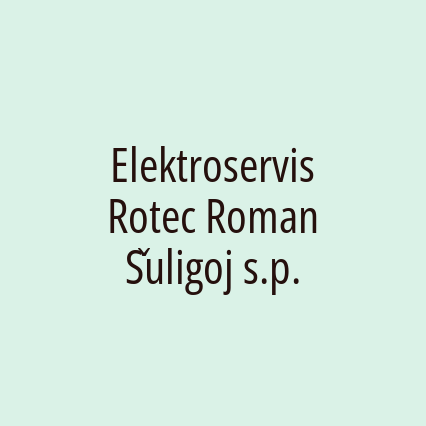 Elektroservis Rotec Roman Šuligoj s.p. - Logotip