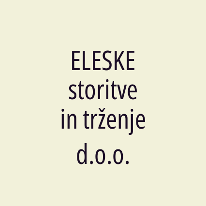 ELESKE storitve in trženje d.o.o. - Logotip