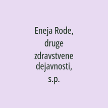 Eneja Rode, druge zdravstvene dejavnosti, s.p. - Logotip