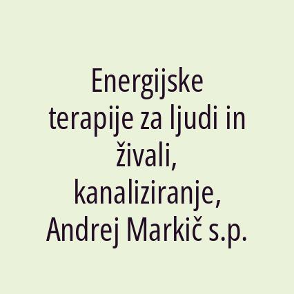 Energijske terapije za ljudi in živali, kanaliziranje, Andrej Markič s.p. - Logotip
