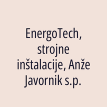 EnergoTech, strojne inštalacije, Anže Javornik s.p. - Logotip