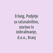 Erlang, Podjetje za računalništvo, storitve In izobraževanje, d.o.o., Kranj - Logotip