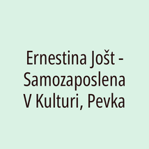 Ernestina Jošt - Samozaposlena V Kulturi, Pevka - Logotip