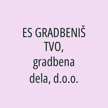 ES GRADBENIŠTVO, gradbena dela, d.o.o. - Logotip