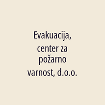 Evakuacija, center za požarno varnost, d.o.o. - Logotip