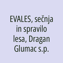 EVALES, sečnja in spravilo lesa, Dragan Glumac s.p. - Logotip