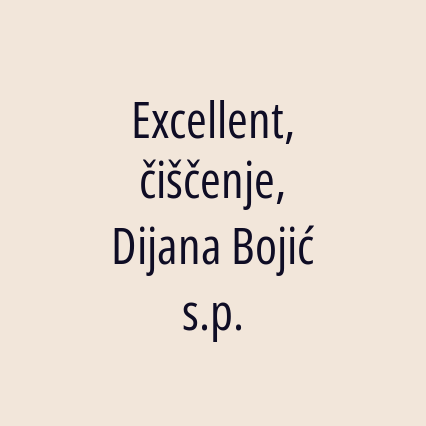 Excellent, čiščenje, Dijana Bojić s.p. - Logotip