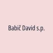 Babič David s.p. - Logotip