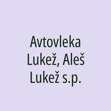 Avtovleka Lukež, Aleš Lukež s.p.