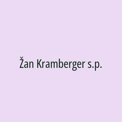 Žan Kramberger s.p.