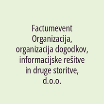 Factumevent Organizacija, organizacija dogodkov, informacijske rešitve in druge storitve, d.o.o. - Logotip