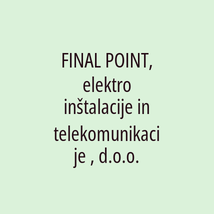 FINAL POINT, elektro inštalacije in telekomunikacije , d.o.o. - Logotip