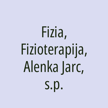 Fizia, Fizioterapija, Alenka Jarc, s.p. - Logotip