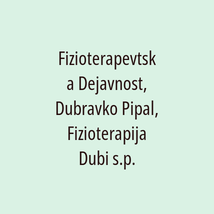 Fizioterapevtska Dejavnost, Dubravko Pipal, Fizioterapija Dubi s.p. - Logotip