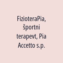 FizioteraPia, športni terapevt, Pia Accetto s.p. - Logotip