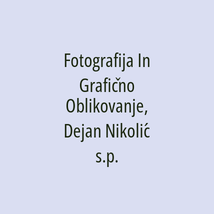 Fotografija In Grafično Oblikovanje, Dejan Nikolić s.p. - Logotip