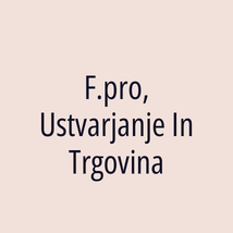 F.pro, Ustvarjanje In Trgovina - Logotip