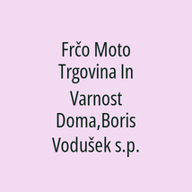 Frčo Moto Trgovina In Varnost Doma,Boris Vodušek s.p. - Logotip