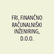 FRI, FINANČNO RAČUNALNIŠKI INŽENIRING, D.O.O. - Logotip