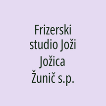 Frizerski studio Joži Jožica Žunič s.p. - Logotip