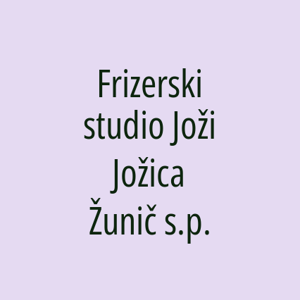 Frizerski studio Joži Jožica Žunič s.p. - Logotip