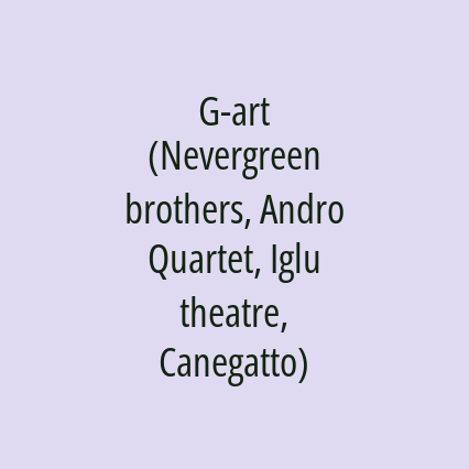 G-art (Nevergreen brothers, Andro Quartet, Iglu theatre, Canegatto) - Logotip