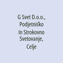 G Svet D.o.o., Podjetniško In Strokovno Svetovanje, Celje - Logotip