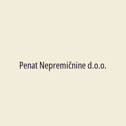 Penat Nepremičnine d.o.o.