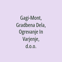 Gagi-Mont, Gradbena Dela, Ogrevanje In Varjenje, d.o.o. - Logotip