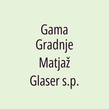 Gama Gradnje Matjaž Glaser s.p. - Logotip