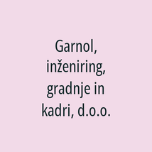 Garnol, inženiring, gradnje in kadri, d.o.o. - Logotip