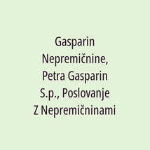 Gasparin Nepremičnine, Petra Gasparin S.p., Poslovanje Z Nepremičninami - Logotip