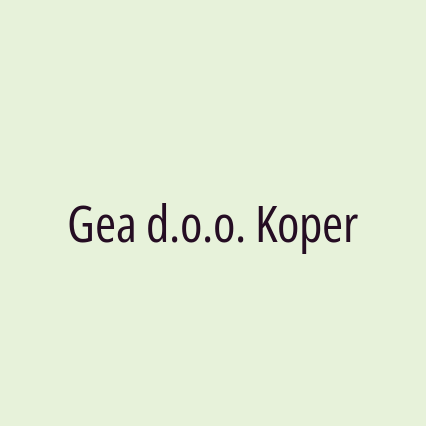 Gea d.o.o. Koper - Logotip