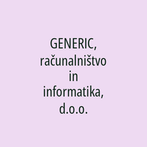 GENERIC, računalništvo in informatika, d.o.o. - Logotip