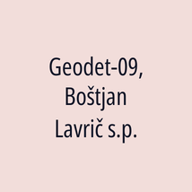 Geodet-09, Boštjan Lavrič s.p. - Logotip