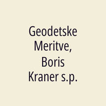 Geodetske Meritve, Boris Kraner s.p. - Logotip