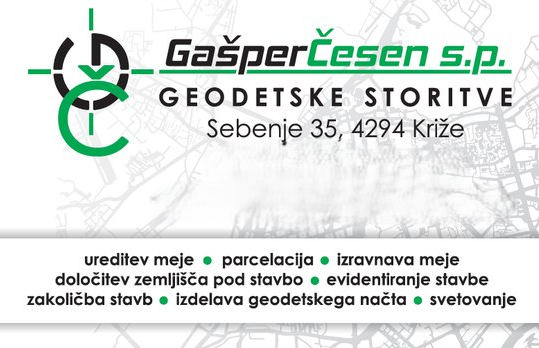 Geodetske storitve Gašper Česen s.p. - Logotip