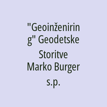 "Geoinženiring" Geodetske Storitve Marko Burger s.p. - Logotip