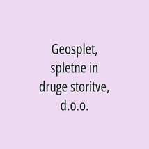 Geosplet, spletne in druge storitve, d.o.o. - Logotip