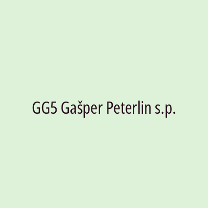GG5 Gašper Peterlin s.p. - Logotip