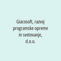 Giacosoft, razvoj programske opreme in svetovanje, d.o.o. - Logotip