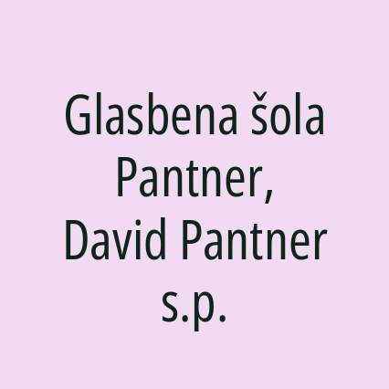 Glasbena šola Pantner, David Pantner s.p. - Logotip