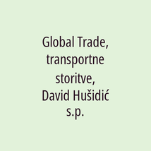 Global Trade, transportne storitve, David Hušidić s.p. - Logotip