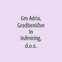 Gm Adria, Gradbeništvo In Inženiring, d.o.o. - Logotip