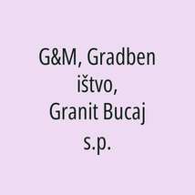 G&M, Gradbeništvo, Granit Bucaj s.p. - Logotip