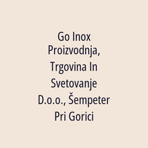 Go Inox Proizvodnja, Trgovina In Svetovanje D.o.o., Šempeter Pri Gorici - Logotip